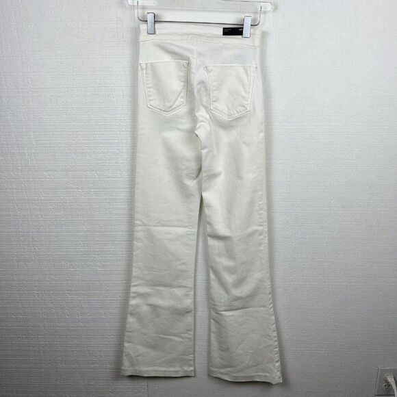 J Brand Tailored Flare Jeans 24 Womens New White Blanc High Rise Stretch - Picture 5 of 10